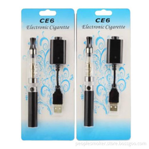 E cigarette with ce6 atomizer tank vaporizer, cigarillos, pipes and smoking pen
